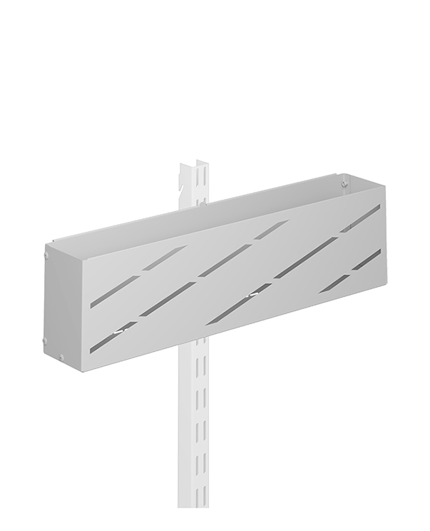 Корзина навесная ПРАКТИК Home GBC белая